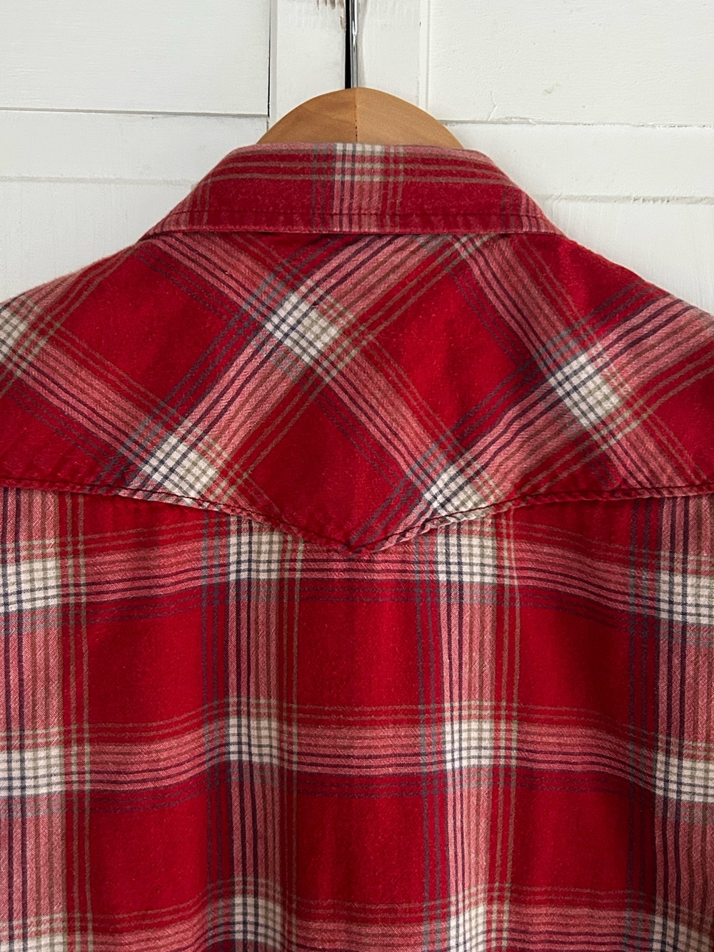 Lucky Brand Men’s Size M Short Sleeve Vintage Western Button Down Plaid Shirt - Picture 13 of 13